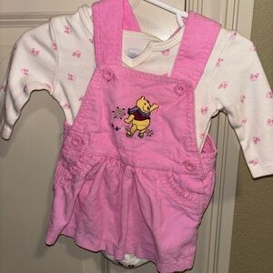 Pink Winnie the Pooh vintage baby